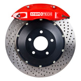 StopTech BBK 93-98 Toyota Supra / 92-00 Lexus SC300/SC400 Front ST-40 355x32 Red Drilled Rotors - 83.857.4700.72