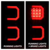 Spyder 04-09 Dodge Durango LED Tail Lights - Black ALT-YD-DDU04-LED-BK - 5086532
