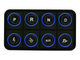 AEM EV 8 Button Keypad CAN Based Programmable Backlighting - 30-8400