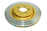 DBA 7/90-96 Turbo/6/89-96 Non-Turbo 300ZX Front Drilled & Slotted 4000 Series Rotor - 4909XS