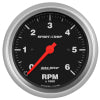 AutoMeter Sport-Comp 3-3/8in. 0-6K RPM In-Dash Tachometer Gauge - 3996