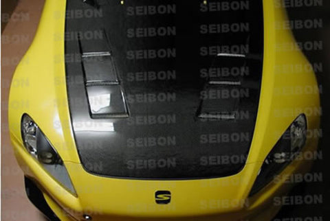 Seibon 00-09 Honda S2000 TS Carbon Fiber Hood - HD0005HDS2K-TS