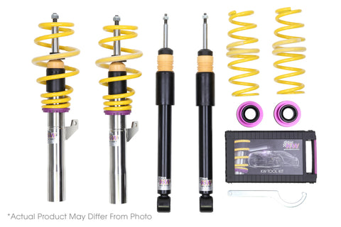 KW Mercedes-Benz C-Class (W204) RWD w/ Electronic Dampers KW V2 Comfort Kit Bundle - 18025053