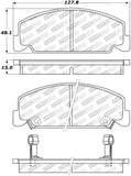 StopTech Street Select Brake Pads - Front - 305.02730