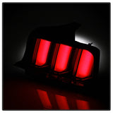 Spyder 05-09 Ford Mustang (Red Light Bar) LED Tail Lights - Black ALT-YD-FM05V3-RBLED-BK - 5086716