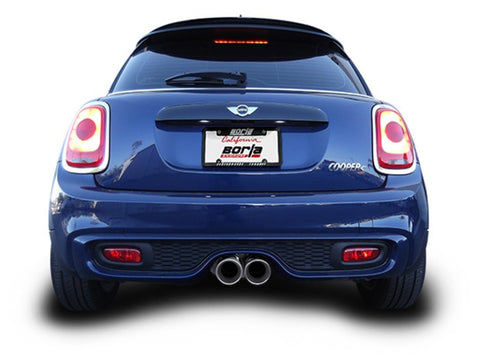 Borla 14-15 Mini Cooper S F56 2.0L Turbo AT/MT FWD 2DR 2.5in Touring Rear Section Exhaust 4in Tips - 11914