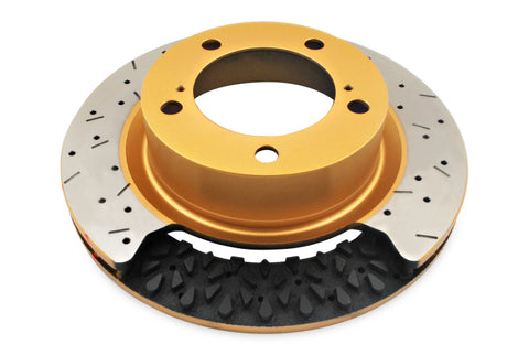 DBA 7/90-96 Turbo/6/89-96 Non-Turbo 300ZX Front Drilled & Slotted 4000 Series Rotor - 4909XS