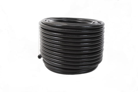 Aeromotive PTFE SS Braided Fuel Hose - Black Jacketed - AN-08 x 20ft - 15337