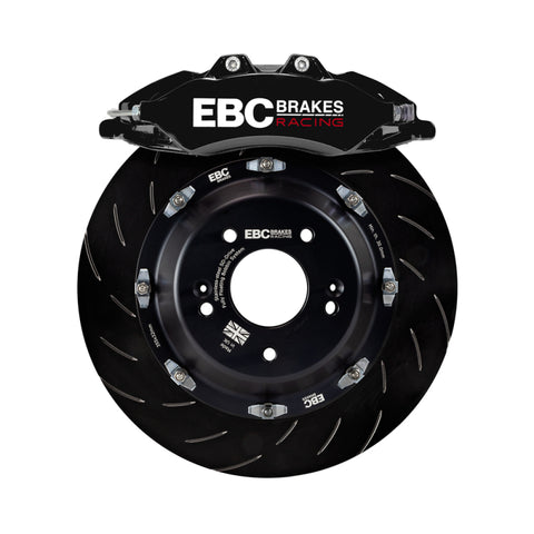 EBC Racing 07-13 BMW M3 (E90/E92/E82) Black Apollo-6 Calipers 380mm Rotors Front Big Brake Kit - BBK050BLK-1