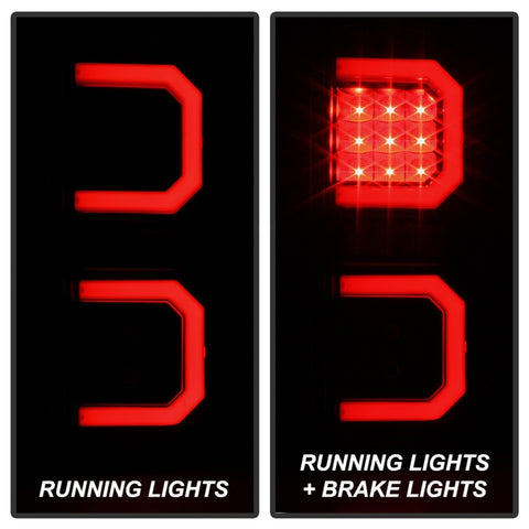 Spyder 04-09 Dodge Durango LED Tail Lights - Black Smoke ALT-YD-DDU04-LED-BSM - 5086549