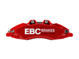 EBC Racing 08-21 Nissan 370Z Red Apollo-6 Calipers 355mm Rotors Front Big Brake Kit - BBK036RED-1