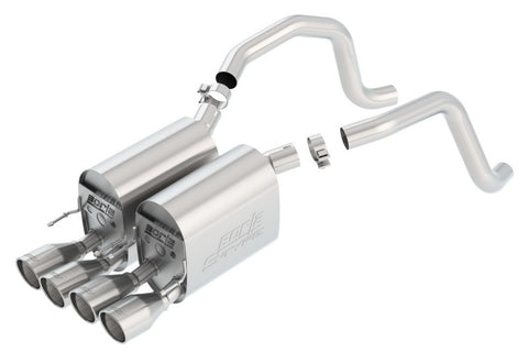 Borla 05-08 Corvette Coupe/Conv 6.0L/6.2L 8cyl AT/MT 6spd S-Type II SS Exhaust (rear section only) - 11815