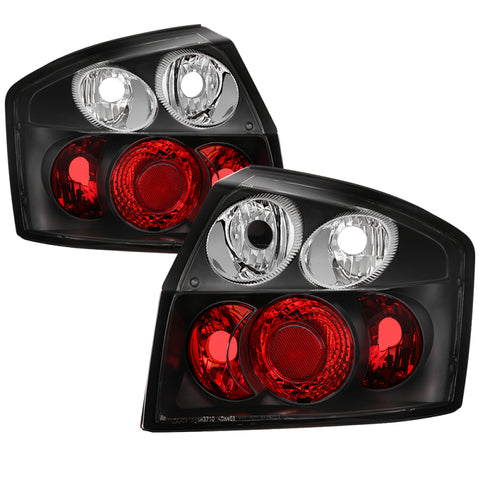 Spyder 02-05 Audi A4 (Excl Convertible/Wagon) Euro Style Tail Lights - Black (ALT-YD-AA402-BK) - 5000002