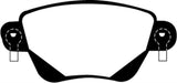 EBC 01-04 Jaguar X-Type 2.5 Yellowstuff Rear Brake Pads - DP41350R