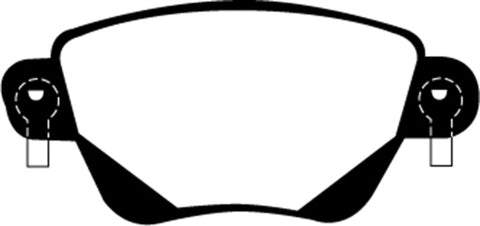 EBC 01-04 Jaguar X-Type 2.5 Redstuff Rear Brake Pads - DP31350C