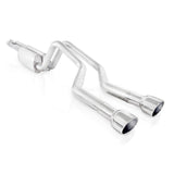 Stainless Works 2006-09 Trailblazer SS 6.0L 2-1/2in S-Tube Exhaust Y-Pipe Center Bumper Exit - TBTDLMFCBCO