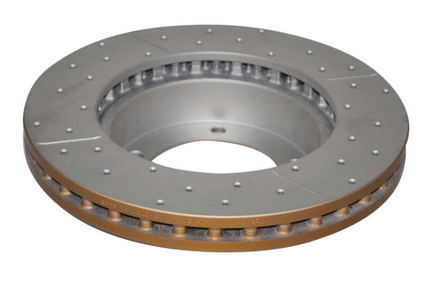 DBA 98-05 Lexus LX470 / 98+ Toyota LandRunner 100 Series Front Drilled & Slotted Street Series Rotor - DBA788X