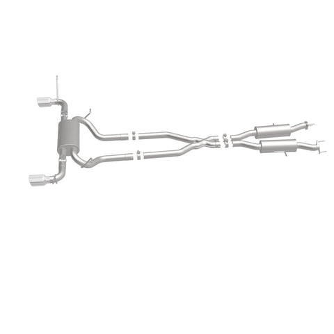 MagnaFlow Cat-Back SS 2.5in Dual Split Rear 4in Black Tip 11-16 Jeep Grand Cherokee 5.7L V8/3.6L V6 - 19216