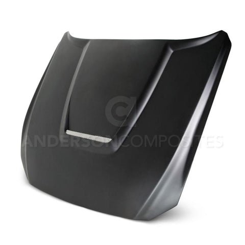 Anderson Composites 15-16 Ford Mustang (Excl. GT350/GT350R) Type-GR Fiberglass Hood - AC-HD15FDMU-GR-GF