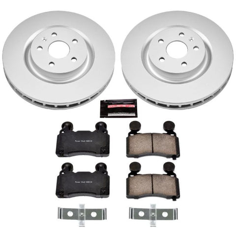Power Stop 10-15 Chevrolet Camaro Front Z17 Evolution Geomet Coated Brake Kit - CRK5602