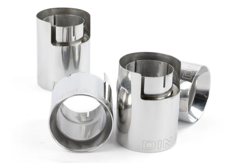 Dinan 20-26 BMW X5 M/X6 M (F95/F96) Valved Axleback Exhaust System - Polished Tips - D660-0090