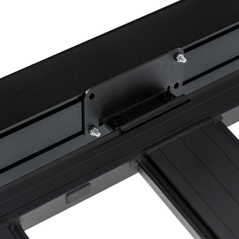 ARB Aluminum Awning, Black Frame, 8.2FT x 8.2FT, Installed with LED Light Strip - 814412A