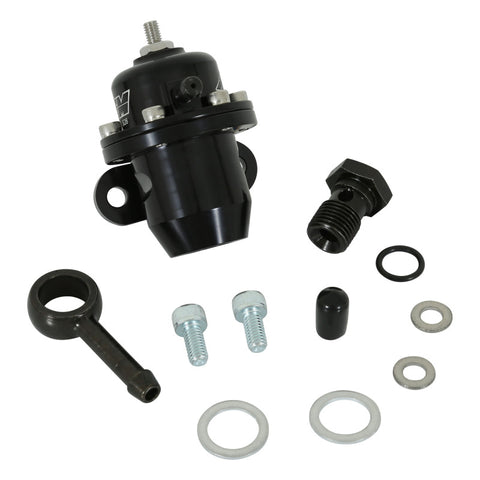 AEM 86-93 Acura / 95-98 TL / 88-91 Civic/CRX / 92-01 Prelude Black Adjustable Fuel Pressure Regulato - 25-303BK