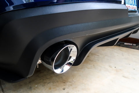 AWE Tuning S197 Mustang GT Axle-Back Exhaust - Track Edition (Chrome Silver Tips) - 3020-32040