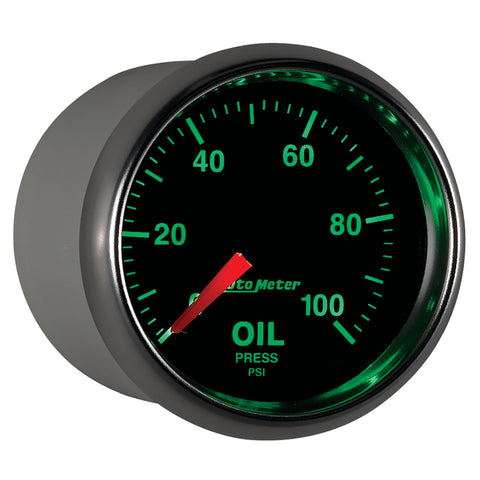 Autometer GS 52mm 0-100 PSI Mechanical Oil Pressure Gauge - 3821