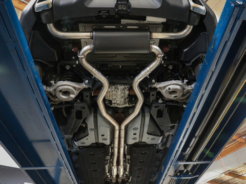 aFe Vulcan Series 2 1/2in 304 SS Cat-Back 19-20 Ford Edge ST V6 2.7L(tt) - 49-33133