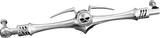 Kuryakyn Zombie Shift Linkage Chrome - 1075