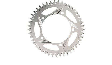 Vortex Racing Aluminum Rear Sprocket 525 44 Tooth- Silver - 528C-44