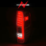 ANZO 2005-2021 Nissan Frontier LED Taillights Chrome Housing/Clear Lens - 311445