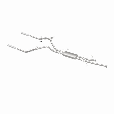 MagnaFlow 14 Toyota Tundra V8 4.6L/5.7L Stainless Cat Back Exhaust Dual Split Rear Exit - 15305