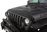 AVS 2018+ Jeep Wrangler (JL) 2dr/4dr Aeroskin II Textured Low Profile Hood Shield - Black - 436148
