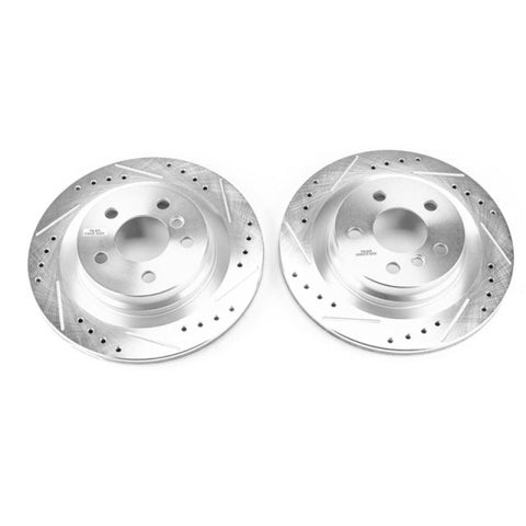 Power Stop 16-18 BMW X1 Rear Evolution Drilled & Slotted Rotors - Pair - EBR1657XPR