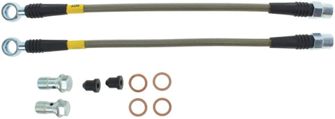 StopTech 02-08 Audi A4 Quattro Rear Stainless Steel Brake Line Kit - 950.33502