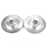 Power Stop 07-15 Audi Q7 Front Evolution Drilled & Slotted Rotors - Pair - EBR822XPR