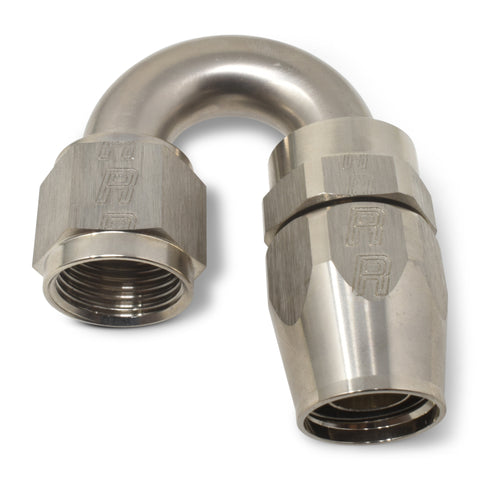 Russell Performance -10 AN Endura 180 Degree Full Flow Swivel Hose End (With 15/16in Radius) - 613521