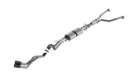 Borla 22-24 Toyota Tundra 3.4L V6 (Inc. Hyb.) Ext. Cab/STD Bed/145.7in WB ATAK Cat-Back - Carbon - 140940CFBA