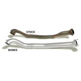 Banks Power 94-97 Ford 7.3L CCLB Monster Exhaust System - SS Single Exhaust w/ Black Tip - 46299-B