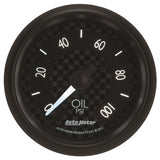 Autometer GT Series 52mm Full Sweep Electronic 0-100 PSI Oil Pressure Gauge - 8053