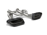 Akrapovic 14-17 McLaren 650S/650S Spyder Slip-On Line (Titanium) w/ Carbon Tips - S-MC/TI/2