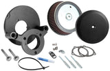 K&N 99+ Harley-Davidson Street Metal Intake System - Hammer Black - RK-3933B