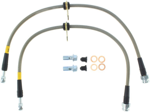 StopTech 07-13 Acura MDX Front SS Brake Lines - 950.40015