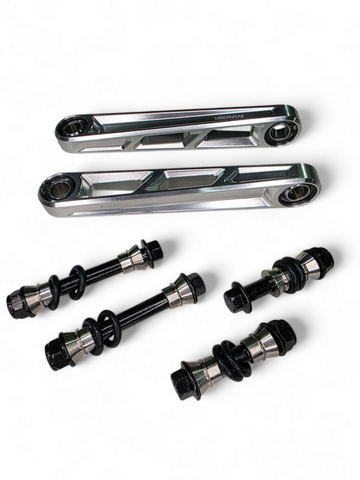 Elektric Offroad 2024+ Can Am Maverick R Front Sway Bar Links Anodized Clear - RVSPA0003-C