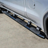 Westin 2019 Chevrolet Silverado Double Cab w/ 6.5in Bed PRO TRAXX 5 W2W Oval Nerf Step Bars - Black - 21-534715