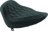 Mustang 84-06 Harley Standard Rear Tire Wide Tripper Solo Seat Diamond Stitch - Black - 76802