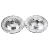 Power Stop 96-00 Toyota RAV4 Front Evolution Drilled & Slotted Rotors - Pair - JBR793XPR