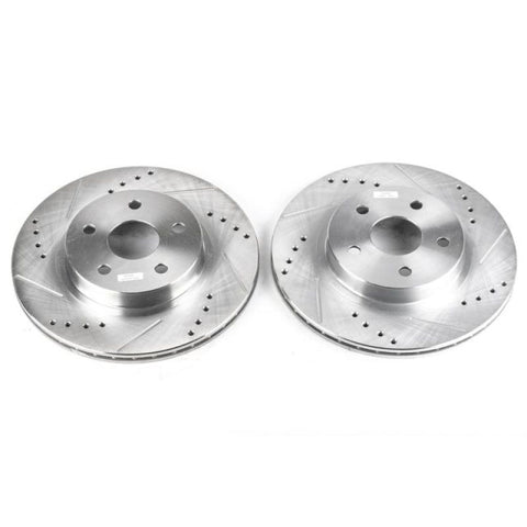 Power Stop 96-00 Toyota RAV4 Front Evolution Drilled & Slotted Rotors - Pair - JBR793XPR